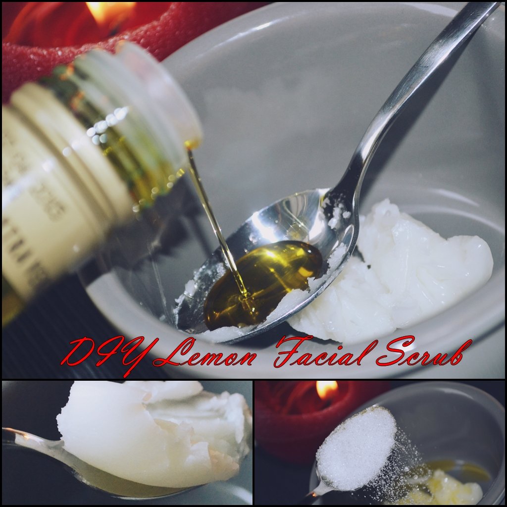 DIY Lemon Facial Scrub Beauty Conspirator