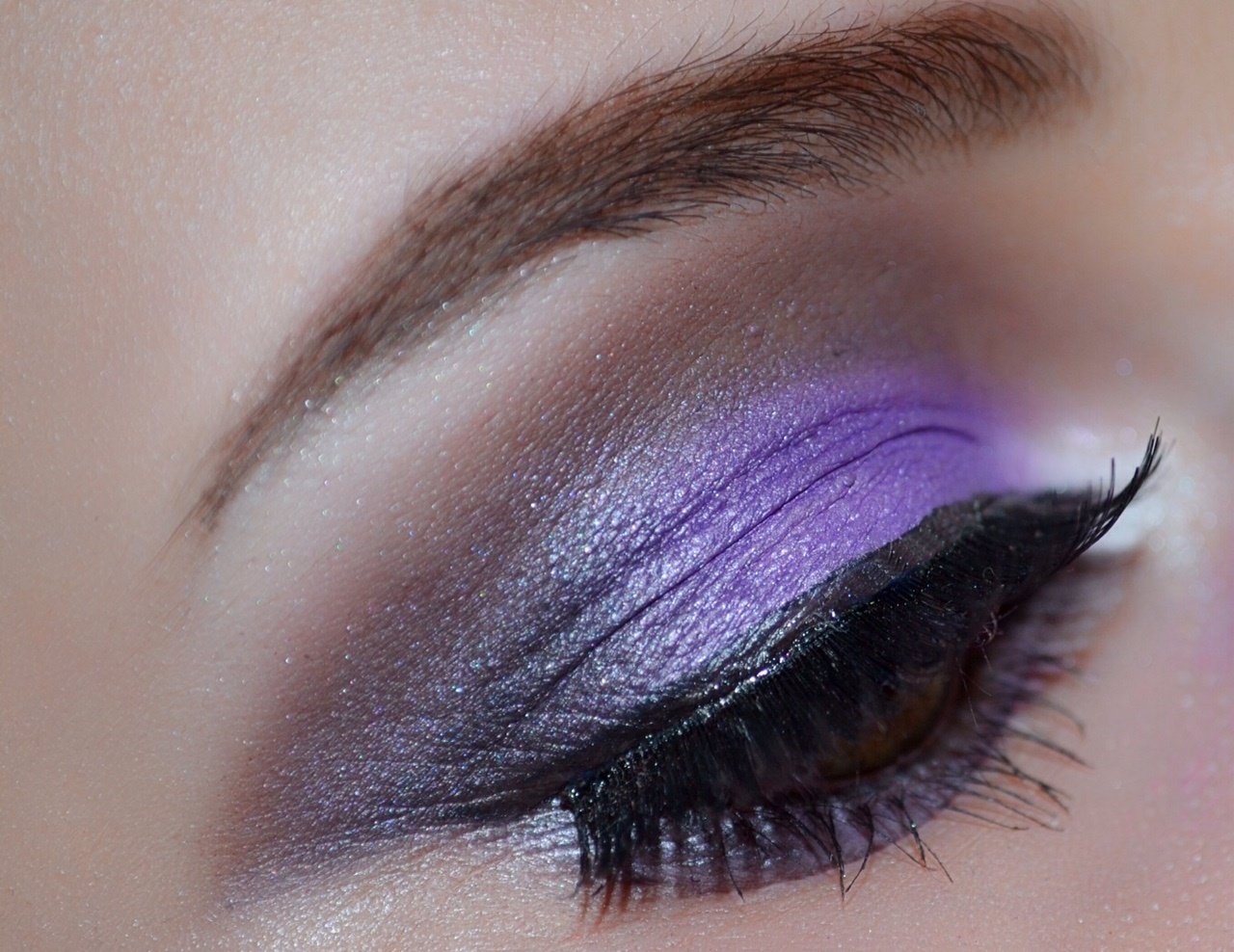 Eyeshadow tutorial purple